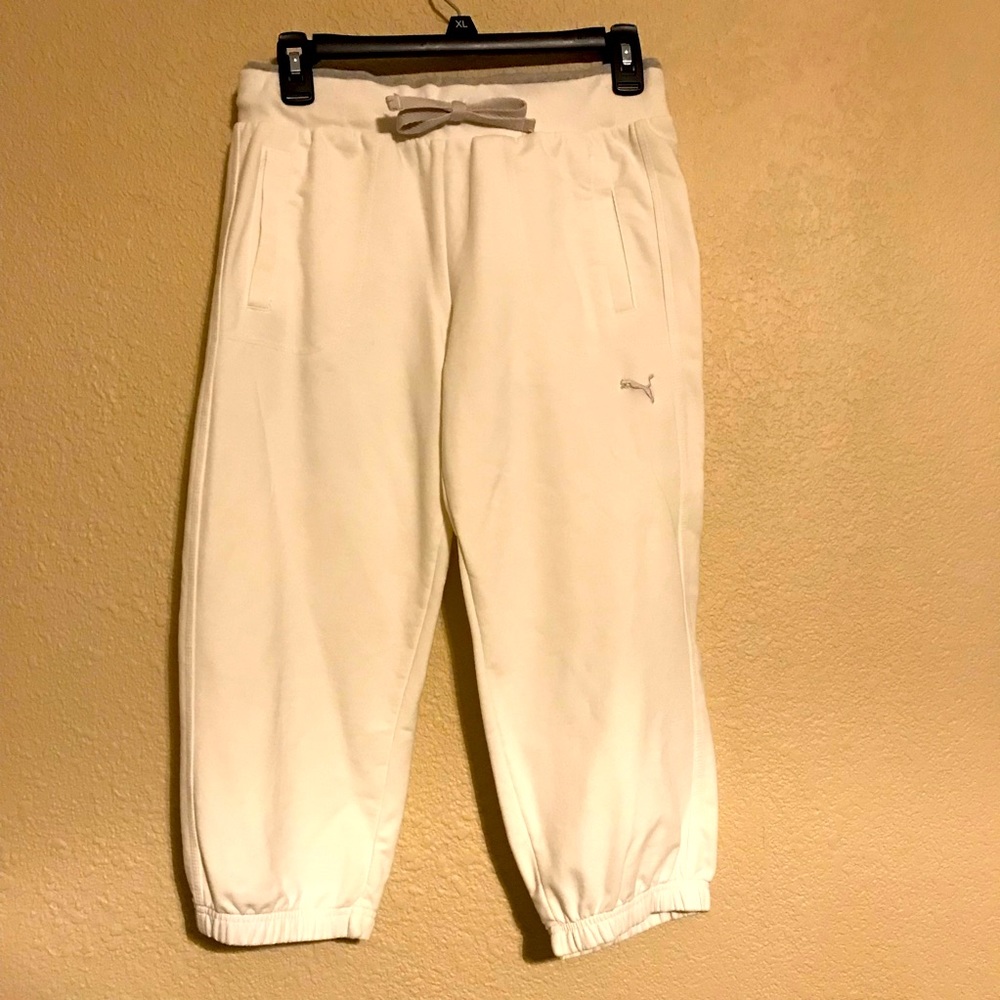White puma capris sportlifestyle drycell